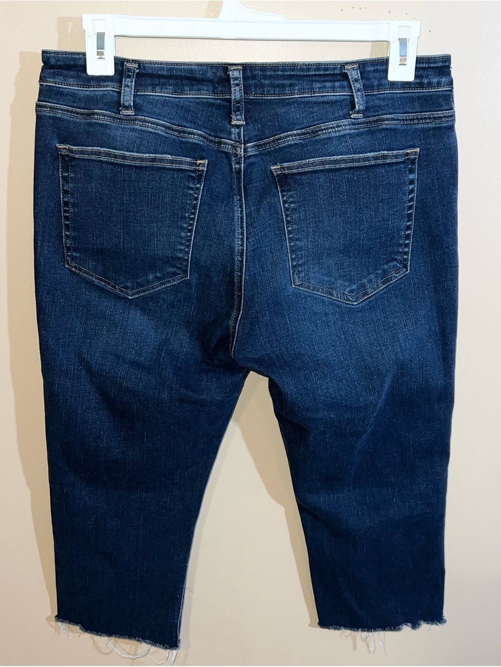 Silver Jeans CO. Most Wanted Skinny Crop Jeans Women’s 34x19 Blue Dark Wash - Picture 5 of 5